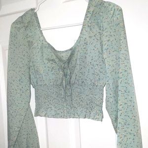 Floral Print Long Sleeve | Shein Size L